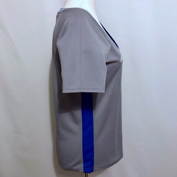 Adidas NWOT NBA Heather Grey, White and Blue Jersey Women XL - Picture 9 of 14